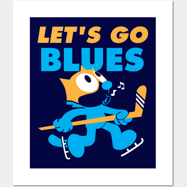 Lets Go Blues Wall Art by Sofiia Golovina